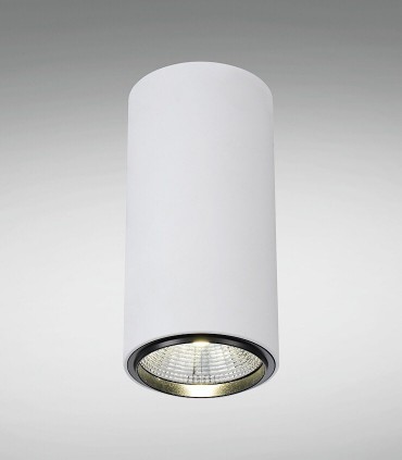 Foco de superficie CIL FIJO BLANCO LED 10W Ø90mm