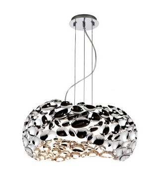 Lámpara 5 luces NARISA 47cm cromo - Schuller