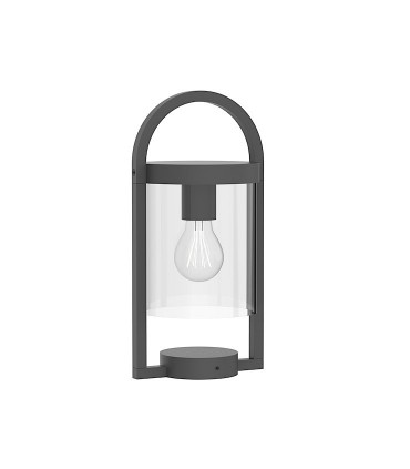 Sobremuro MAYA 1L IP54 gris 35cm 6550 - Mantra