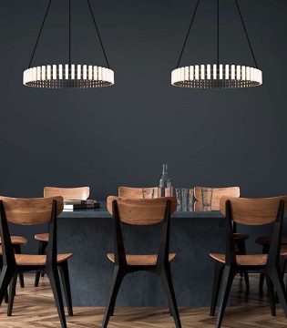 Lámpara colgante LED TAKOS 42W Ø60cm 2
