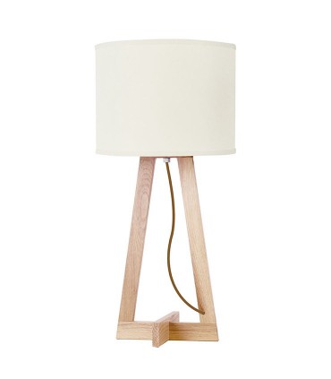 Lámpara de mesa de salón LUCIAN marmol blanco 1L - Schuller