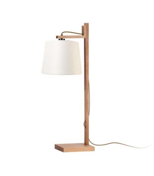 Lámpara de sobremesa madera con pantalla ND42 2
