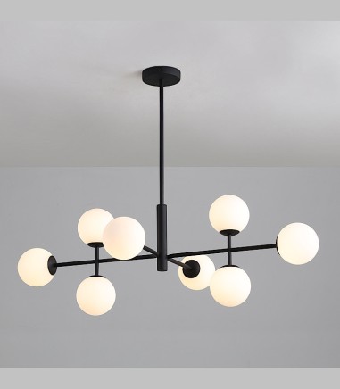 Lámpara de techo Doris 8L negro - ACB Iluminación