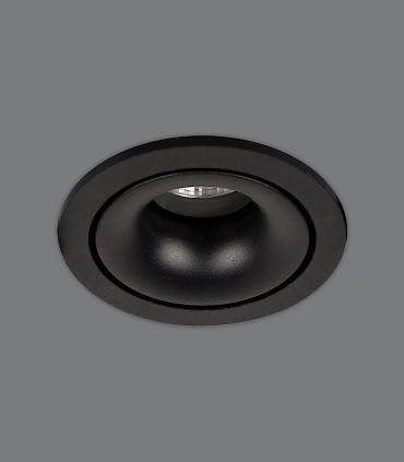 Aro empotrable APEX GU10 Negro - ACB.