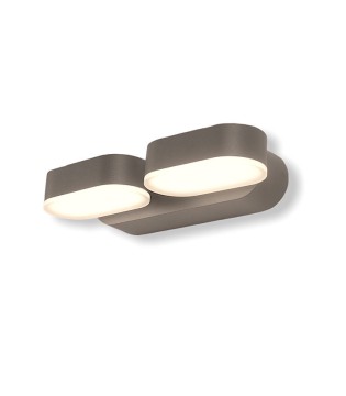 Aplique Kansas LED 3000K negro IP54 - ACB