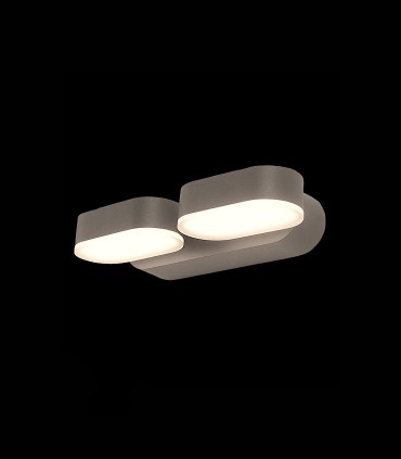 Kansas Aplique LED 3000K negro IP54 - ACB