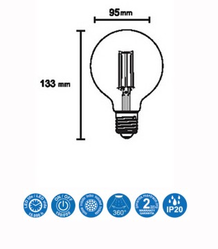 Bombilla Led Globo VINTAGE... 2