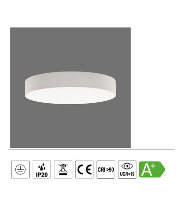 Características de plafones de techo ISIA LED blancos de ACB