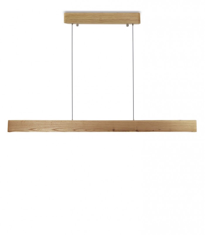 Lámpara lineal madera natural 90cm 15W ND44