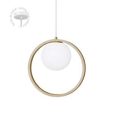 Detalle florón lampara MD2416-NAT