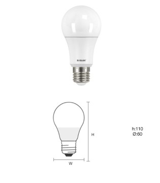 Bombilla led STANDARD 14w E27 ROBLAN 2