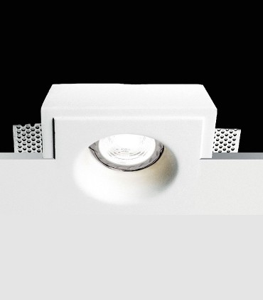 Foco empotrable GU10 invisible de escayola Mirna 1066