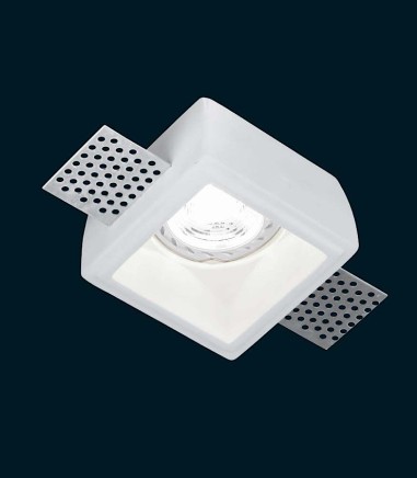 Foco empotrable invisible de escayola GU10 Iris 1 - Ineslam