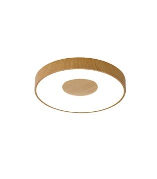 Plafón LED de techo Coin Madera 56W - Mantra