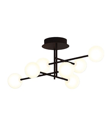 Plafón Cellar 7L G4 69cm negro 7632 - Mantra