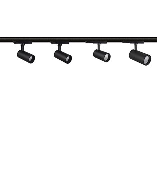Foco de carril FIJI Led Trifásico Negro - Mantra 2
