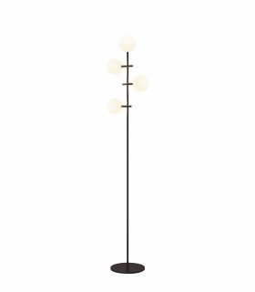 Lámpara de pie Cellar 4L G4 negro 7639 - Mantra