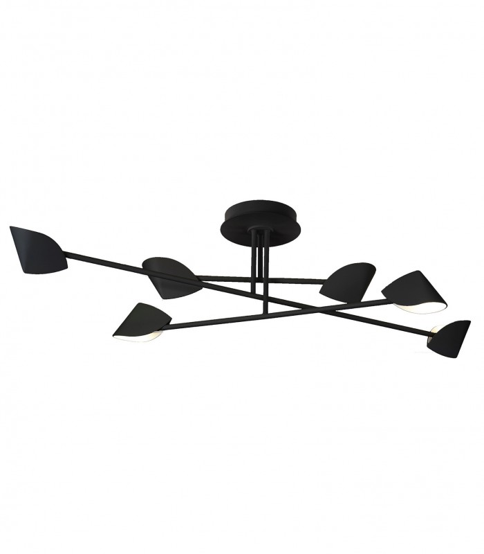 Plafón Capuccina 45W Grande Ø115cm negro 7580, Mantra