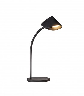 Lámpara de mesa Capuccina 8.5W Baja 44cm negro 7584 - Mantra