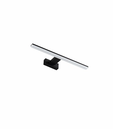 Aplique baño Tiwall Negro 30cm IP44 LED - MDC