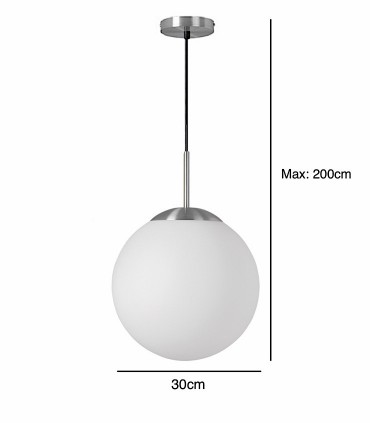 Lámpara colgante Bola 30cm