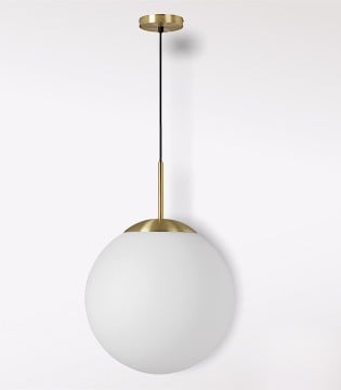 Lámpara de techo Colgante BOLA dorado satinado Ø30cm E27 2