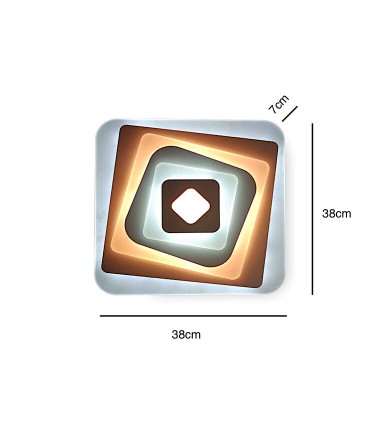 Plafón de techo METIS 80W CCT