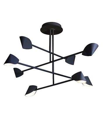 Lámpara techo LED Capuccina 61.5W Ø100cm negro, 7578  - Mantra