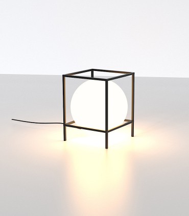 Lámpara de mesa Desigual mediana E27 Negro  - Mantra
