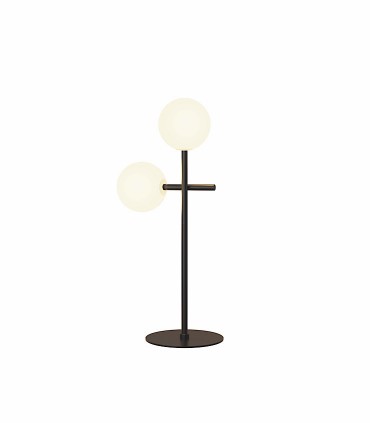 Lámpara de mesa Cellar 2 Luces G4 negro 7637 - Mantra