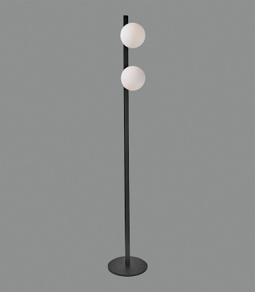 Lámpara de pie KIN negro LED 2L 10W 155cm - ACB