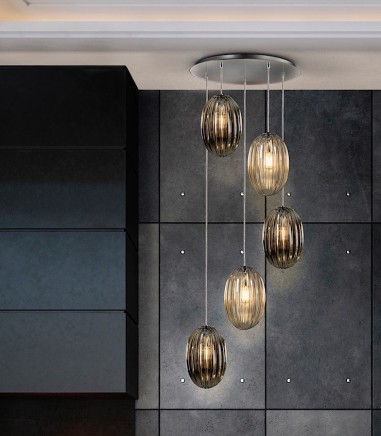 Lámpara OVILA 5 luces de Schuller 752268