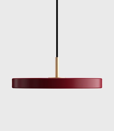 Lámpara colgante Asteria Mini LED oro mate/rojo - UMAGE