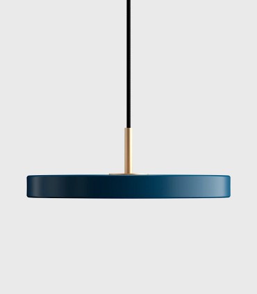 Lámpara colgante Asteria LED oro mate/azul - UMAGE