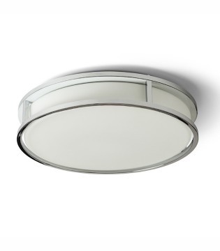 Plafón GRANDE LED Cromo IP44 Ø25, Ø37.5 - Rendl