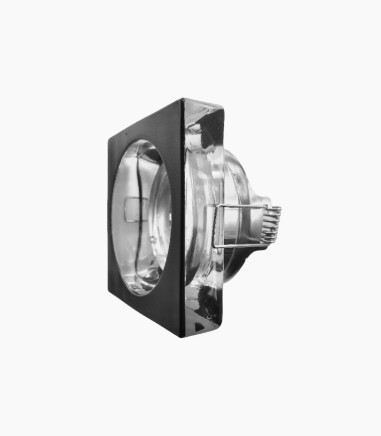 Foco empotrable GU10 cristal negro...
