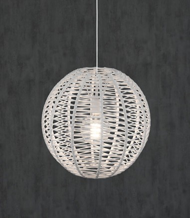 Lámpara Colgante LLUNA blanco Ø45cm E27 - Olé by FM