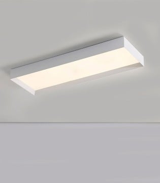 Plafón rectangular Munich LED negro 90cm - ACB 2