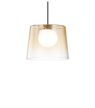 Lámpara suspensión Fade ámbar - Ideal Lux
