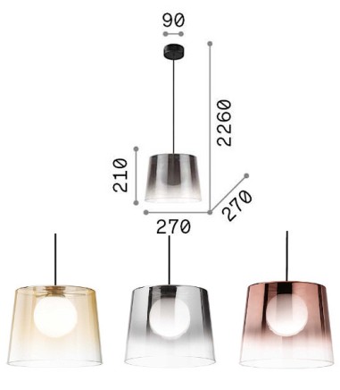 Lámpara colgante Fade SP1