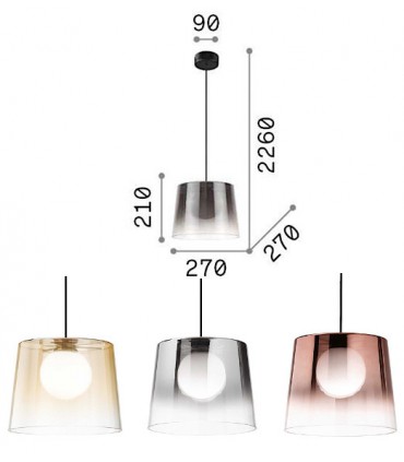 Lámpara colgante Fade SP1