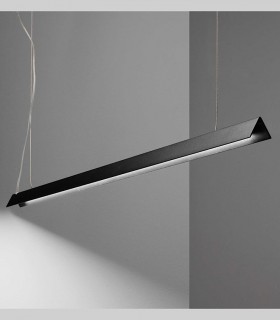 Lámpara V-line negro sp 110cm - Ideal Lux