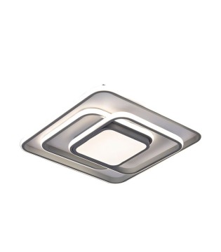 Plafón de techo LED Draco 100W CCT cuadrado con mando