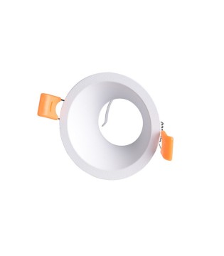Empotrable fijo redondo Living  blanco Ø81mm GU10 - CristalRecord