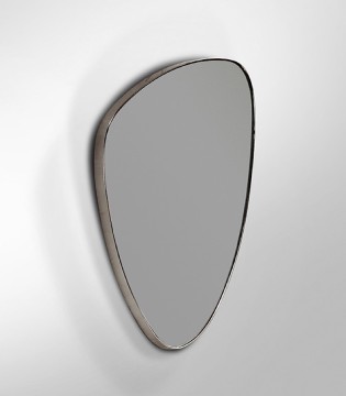 Espejo orio triangular plata 2
