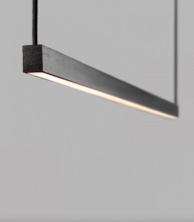 Lámpara Colgante Stripe S1500 negro 150cm - LIGHT POINT