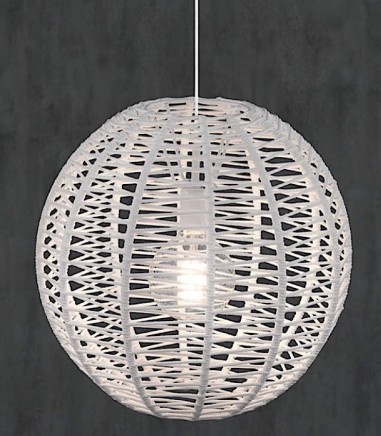 Lámpara Colgante LLUNA Blanco Ø60cm E27 - Olé by FM