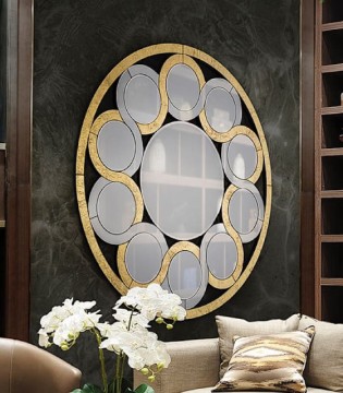 Espejo Zendaya oro 120 - Schuller