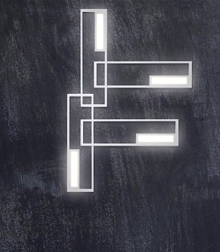 Aplique de pared Boutique LED Blanco 70cm 38.5W - Mantra 2