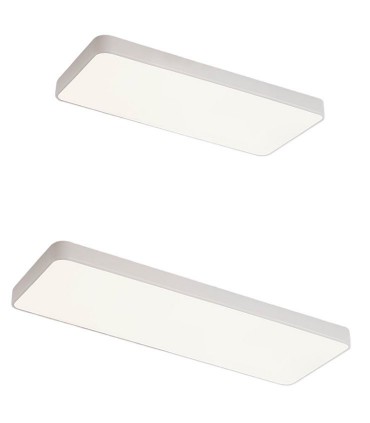 Plafones de techo rectangular Turin LED 90cm, 120cm - ACB